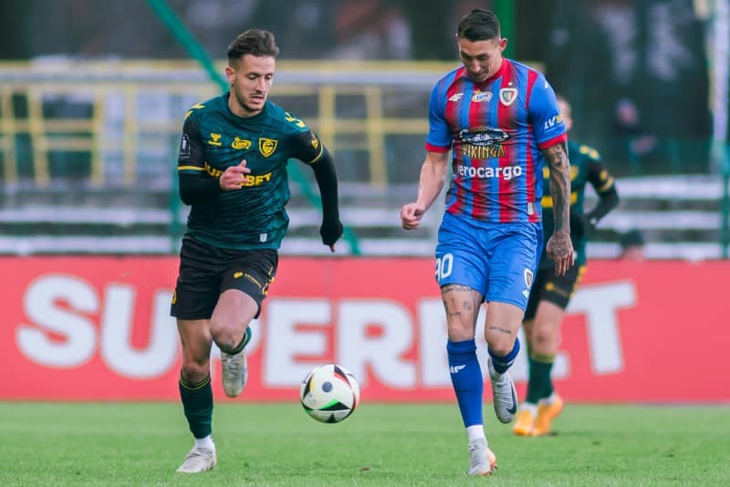 Football. PKO BP Ekstraklasa. GKS Katowice - Piast Gliwice. 16.02.2025