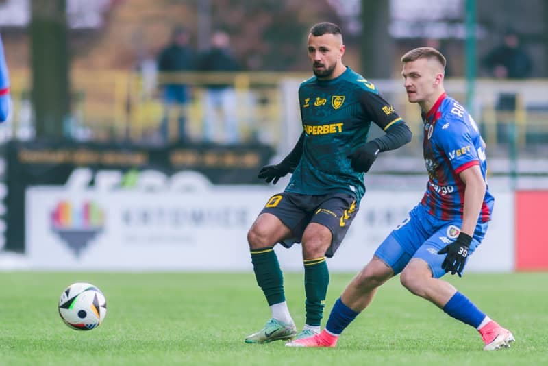 Football. PKO BP Ekstraklasa. GKS Katowice - Piast Gliwice. 16.02.2025