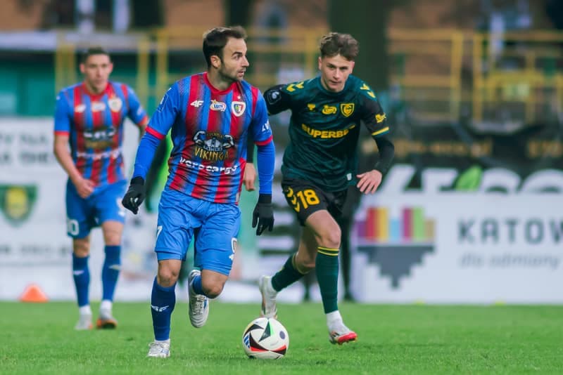 Football. PKO BP Ekstraklasa. GKS Katowice - Piast Gliwice. 16.02.2025