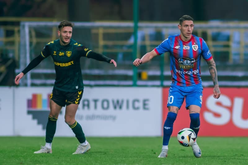 Football. PKO BP Ekstraklasa. GKS Katowice - Piast Gliwice. 16.02.2025