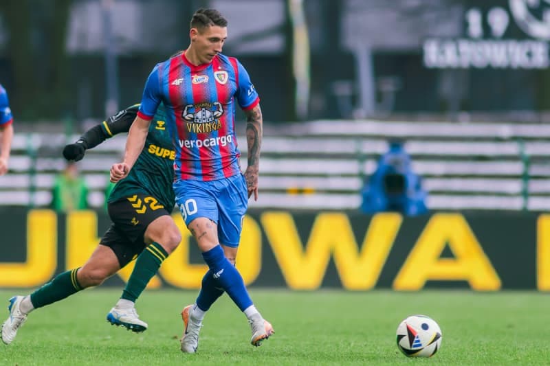 Football. PKO BP Ekstraklasa. GKS Katowice - Piast Gliwice. 16.02.2025