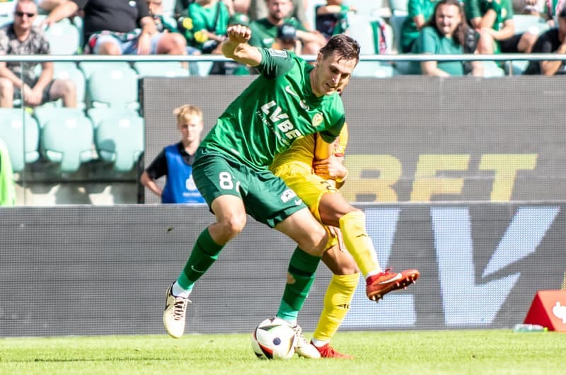 Football. PKO BP Ekstraklasa. Slask Wroclaw - Korona Kielce. 18.08.2024