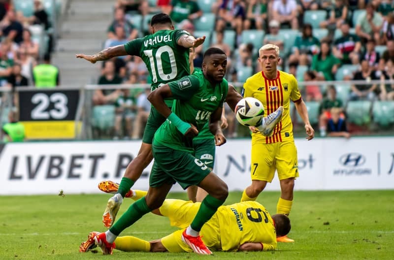 Football. PKO BP Ekstraklasa. Slask Wroclaw - Korona Kielce. 18.08.2024