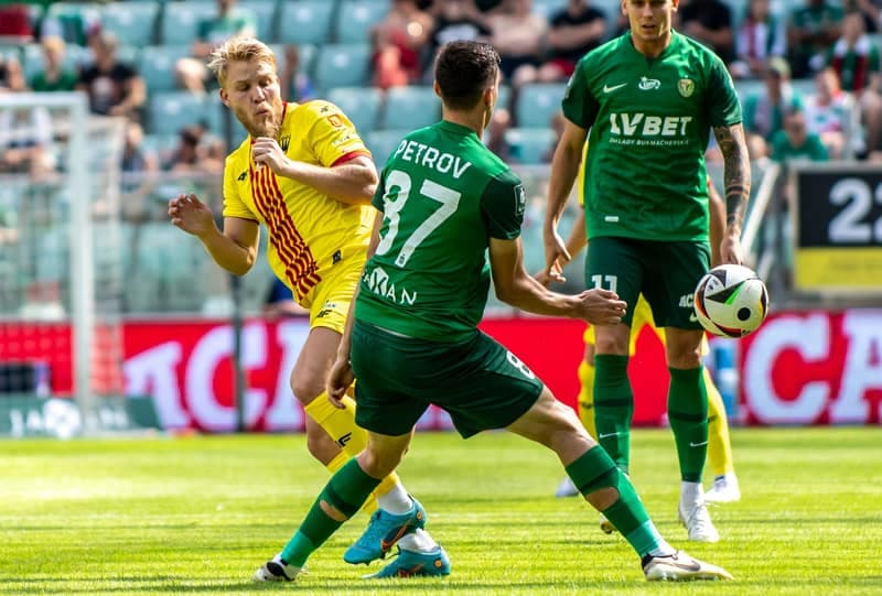 Football. PKO BP Ekstraklasa. Slask Wroclaw - Korona Kielce. 18.08.2024