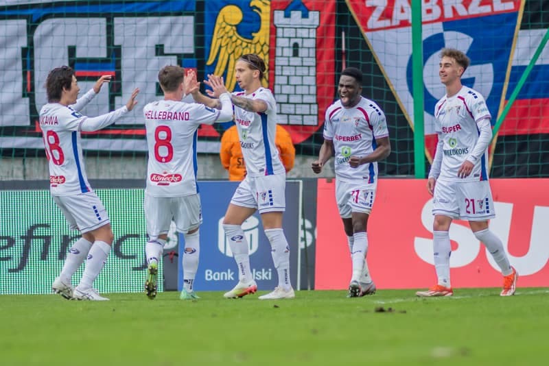Football. PKO BP Ekstraklasa. Gornik Zabrze - Puszcza Niepolomice. 02.02.2025