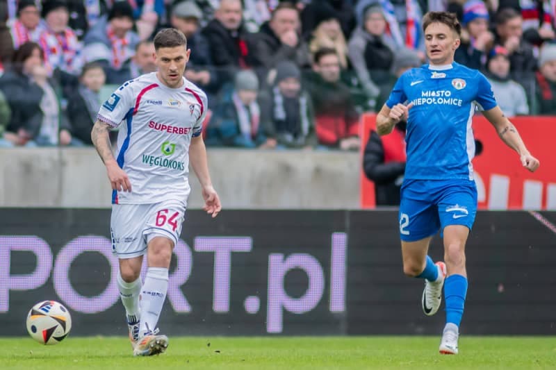 Football. PKO BP Ekstraklasa. Gornik Zabrze - Puszcza Niepolomice. 02.02.2025