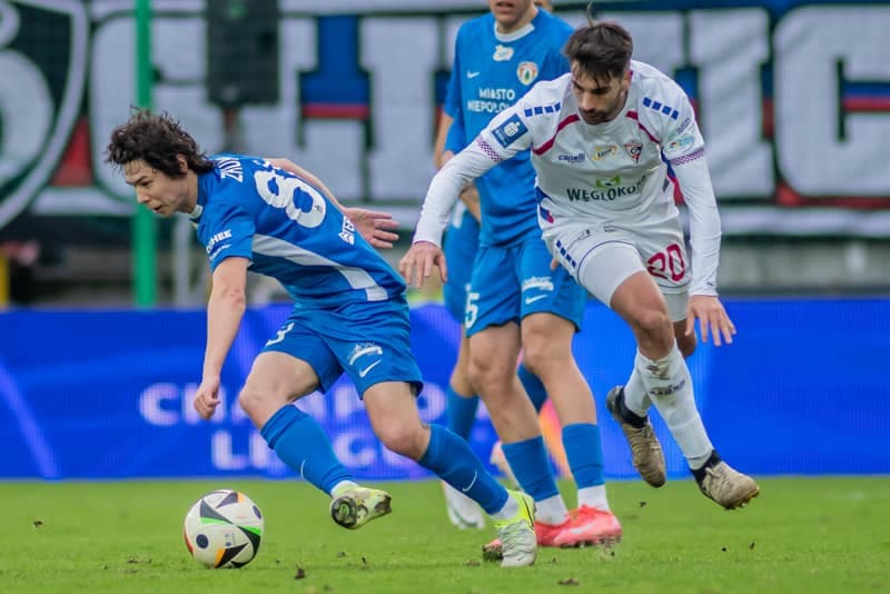 Football. PKO BP Ekstraklasa. Gornik Zabrze - Puszcza Niepolomice. 02.02.2025