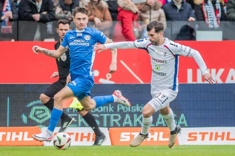 Football. PKO BP Ekstraklasa. Gornik Zabrze - Puszcza Niepolomice. 02.02.2025