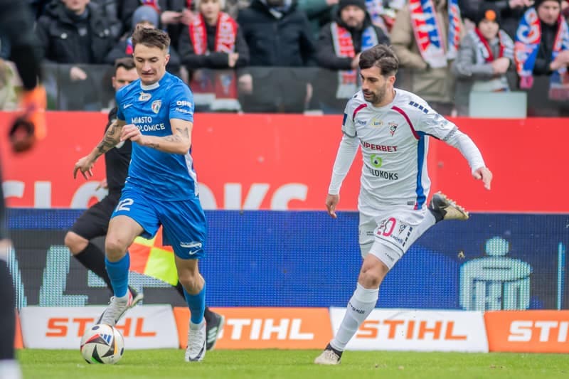 Football. PKO BP Ekstraklasa. Gornik Zabrze - Puszcza Niepolomice. 02.02.2025