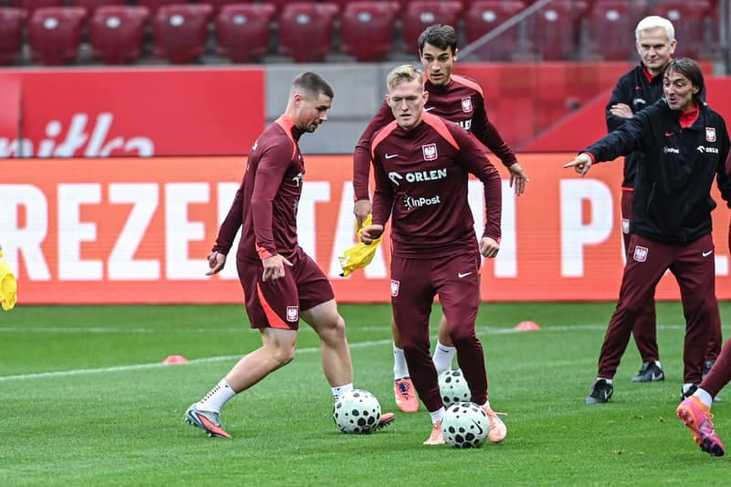 Football. Poland national team. Training. 13.11.2025