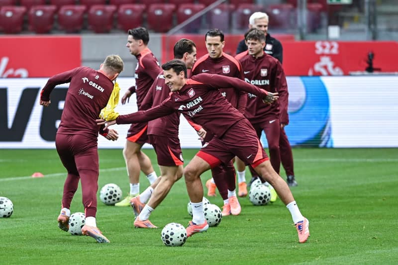 Football. Poland national team. Training. 13.11.2025