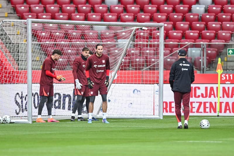 Football. Poland national team. Training. 13.11.2025