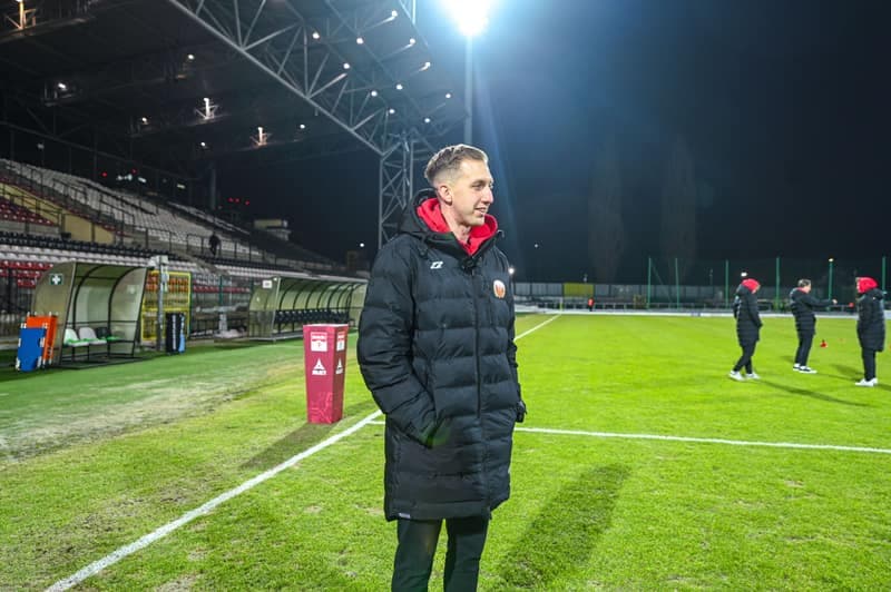 Football. Betclic 1 Liga. Polonia Warszawa - Znicz Pruszkow. 14.02.2026