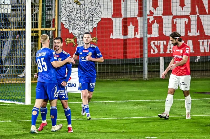 Football. Betclic 1 liga. Miedz Legnica - Pogon Siedlce. 17.10.2025