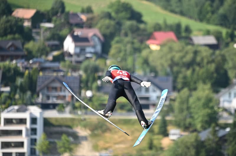 Ski Jumping. FIS Summer Grand Prix. Trial Round. 16.08.2025