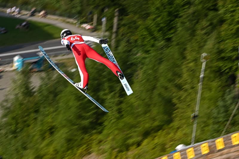 Ski Jumping. FIS Summer Grand Prix. Trial Round. 16.08.2025