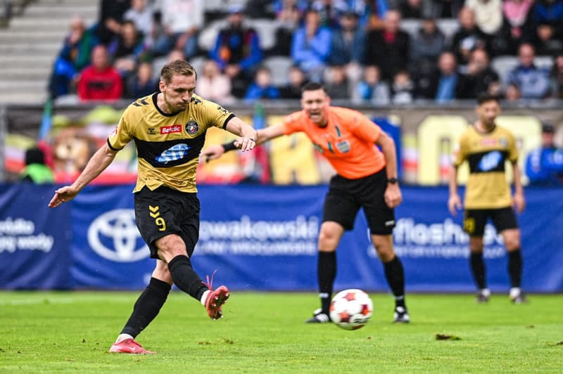 Football. Betclic 1 Liga. Miedz Legnica - Polonia Warsaw. 14.09.2025
