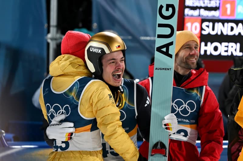 Ski Jumping. Olympic Winter Games. Mens Normal Hill Individual. 09.02.2026