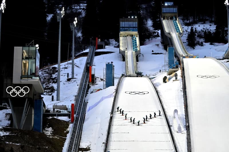 Ski Jumping. Olympic Winter Games. Mens Normal Hill Individual. 09.02.2026