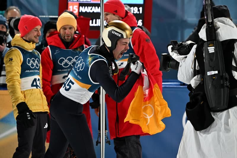 Ski Jumping. Olympic Winter Games. Mens Normal Hill Individual. 09.02.2026