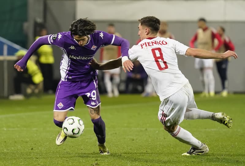 Football. UEFA Conference League. Fiorentina - Rakow. 12.03.2026