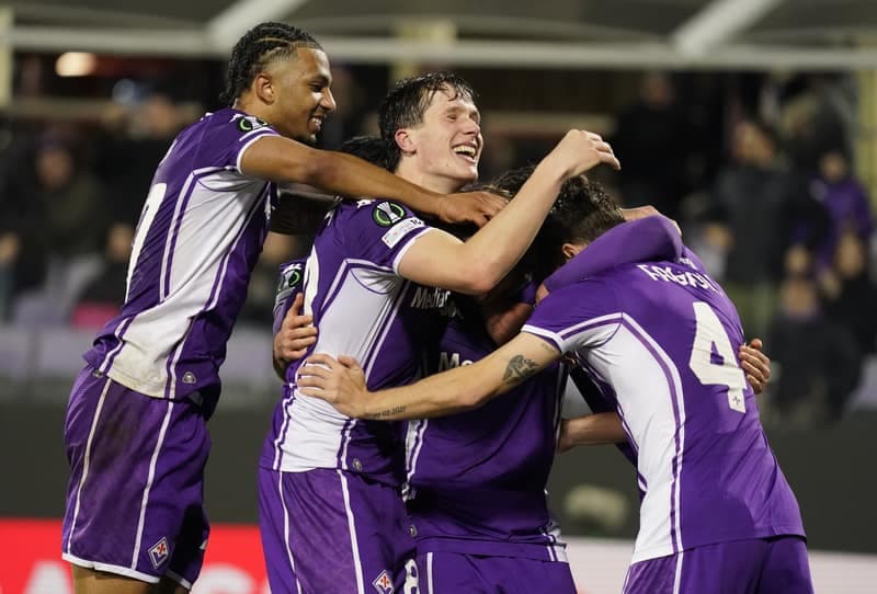 Football. UEFA Conference League. Fiorentina - Rakow. 12.03.2026