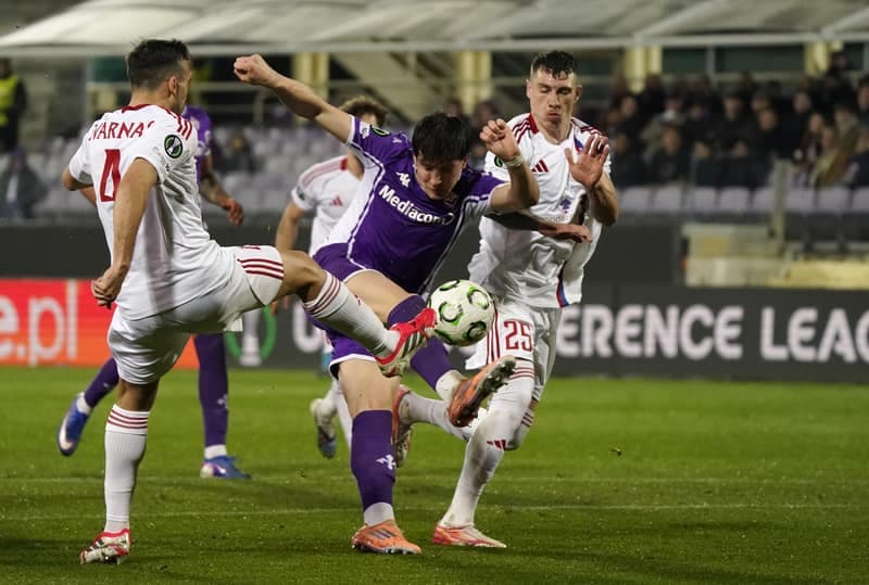 Football. UEFA Conference League. Fiorentina - Rakow. 12.03.2026