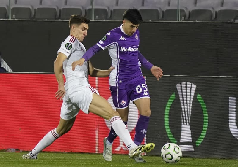 Football. UEFA Europa Conference League. Fiorentina - Rakow. 12.03.2026