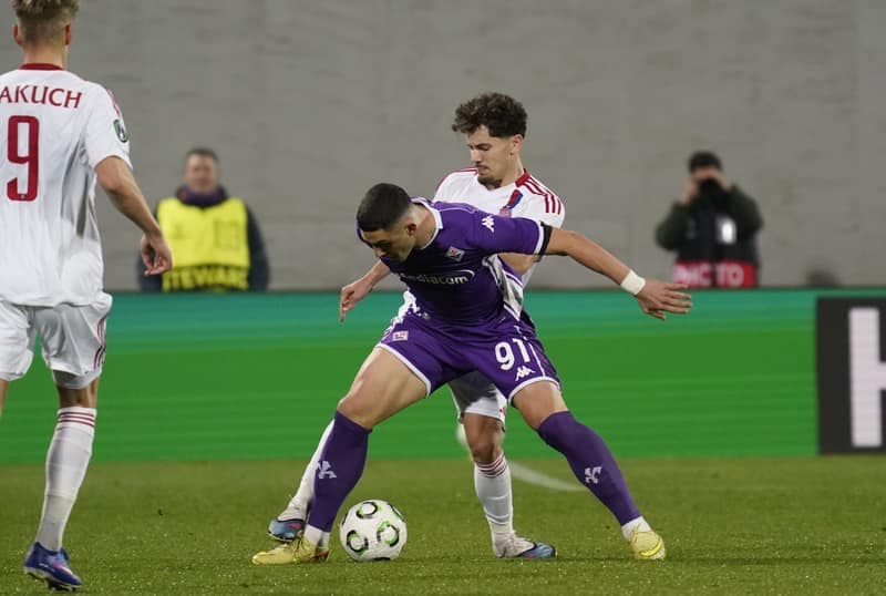 Football. UEFA Europa Conference League. Fiorentina - Rakow. 12.03.2026