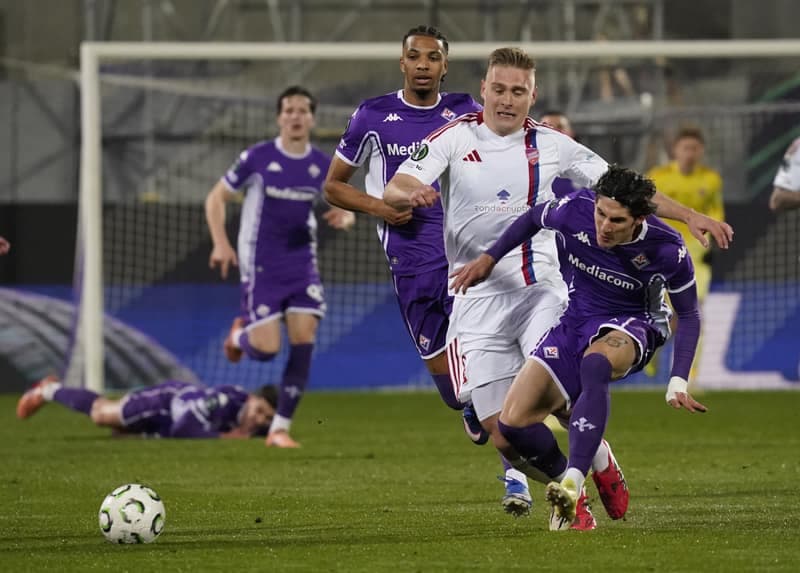 Football. UEFA Europa Conference League. Fiorentina - Rakow. 12.03.2026