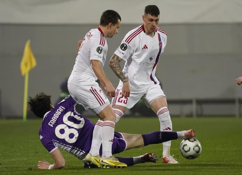 Football. UEFA Europa Conference League. Fiorentina - Rakow. 12.03.2026