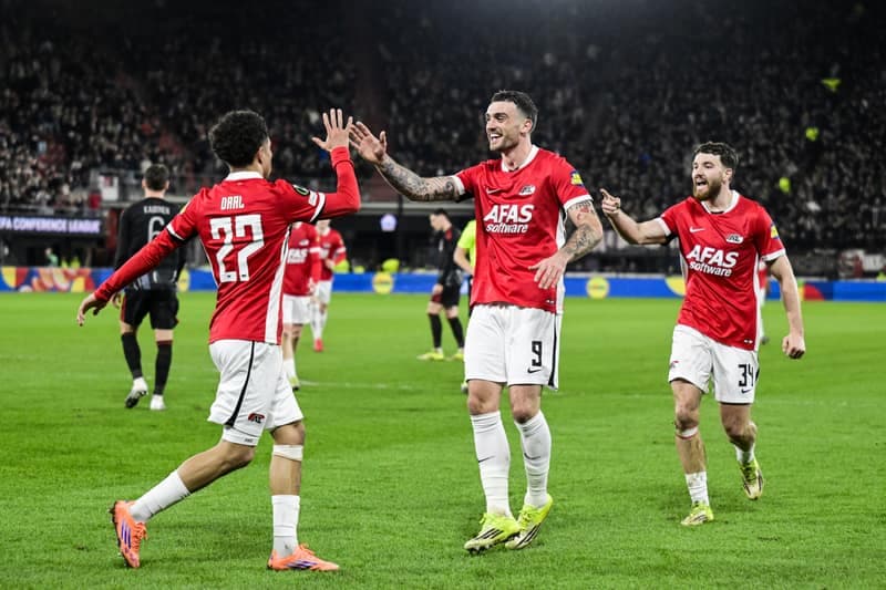 Football. UEFA Conference League. AZ Alkmaar - AC Sparta Praha. 12.03.2026