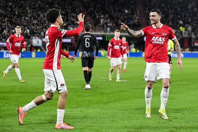 Football. UEFA Conference League. AZ Alkmaar - AC Sparta Praha. 12.03.2026