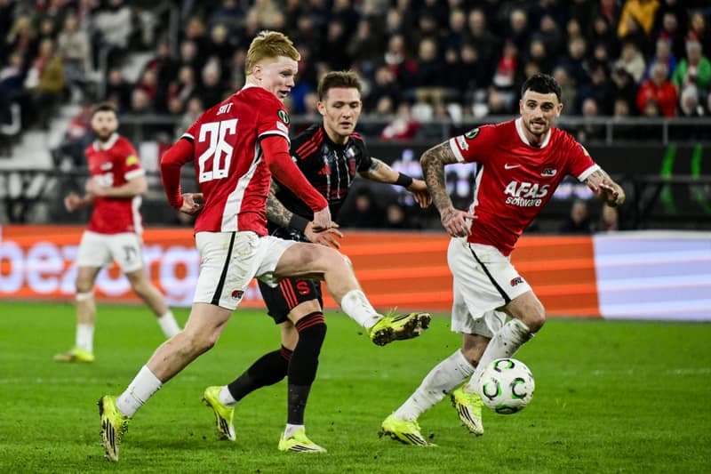 Football. UEFA Conference League. AZ Alkmaar - AC Sparta Praha. 12.03.2026