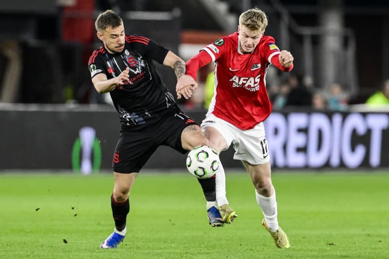 Football. UEFA Conference League. AZ Alkmaar - AC Sparta Praha. 12.03.2026