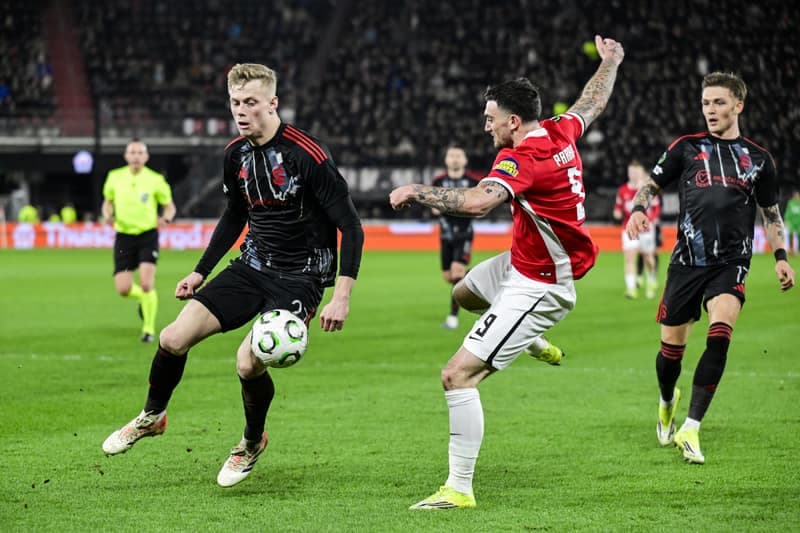 Football. UEFA Conference League. AZ Alkmaar - AC Sparta Praha. 12.03.2026