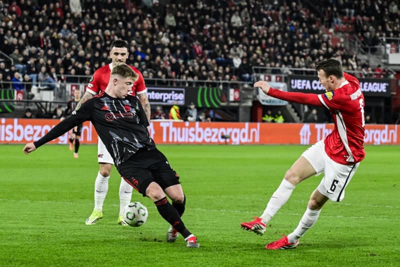Football. UEFA Conference League. AZ Alkmaar - AC Sparta Praha. 12.03.2026