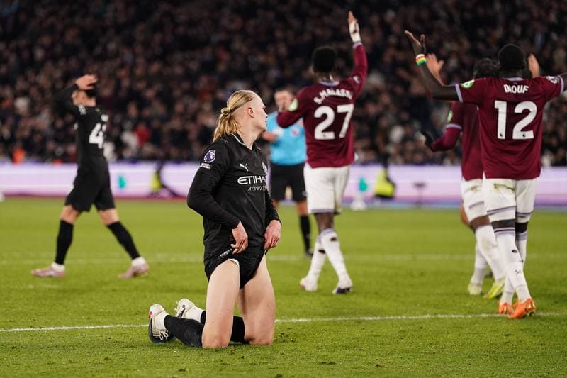 Football. Premier League. West Ham United - Manchester City. 14.03.2026