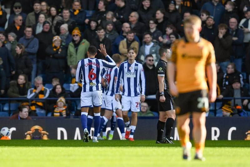 Football. Sky Bet Championship. West Bromwich Albion - Hull City. 14.03.2026