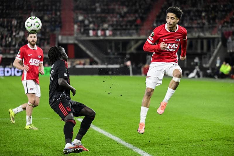 Football. UEFA Conference League. AZ Alkmaar - AC Sparta Praha. 12.03.2026