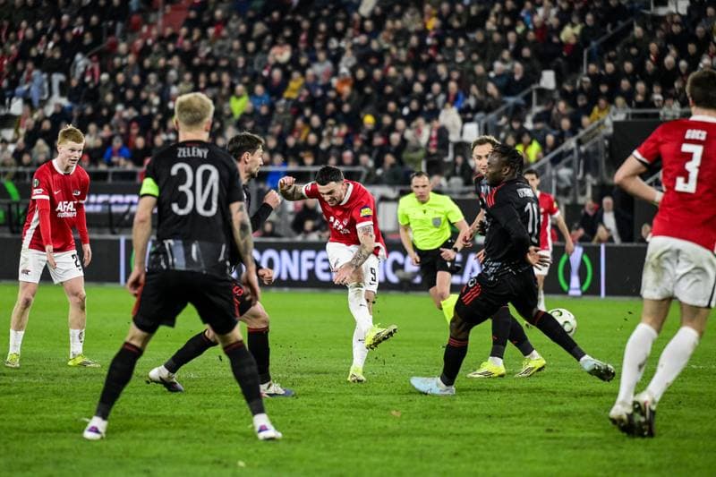 Football. UEFA Conference League. AZ Alkmaar - AC Sparta Praha. 12.03.2026
