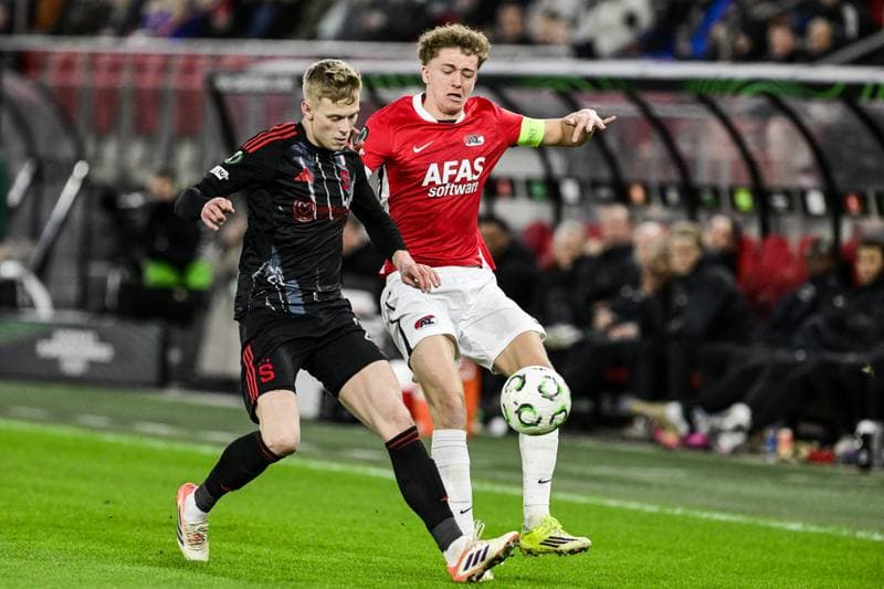 Football. UEFA Conference League. AZ Alkmaar - AC Sparta Praha. 12.03.2026