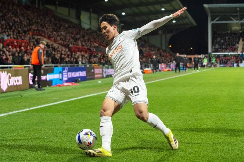 Football. Sky Bet Championship. Wrexham - Swansea City. 13.03.2026
