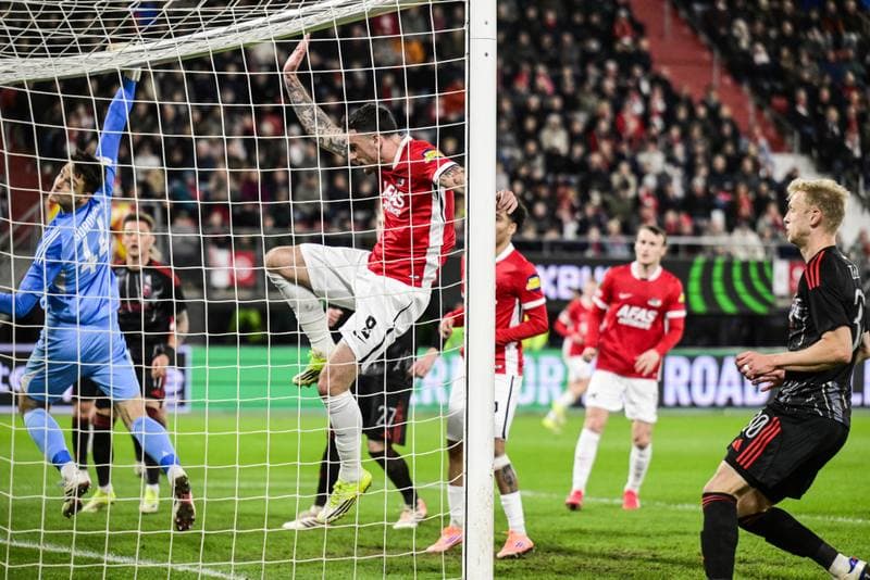 Football. UEFA Conference League. AZ Alkmaar - AC Sparta Praha. 12.03.2026