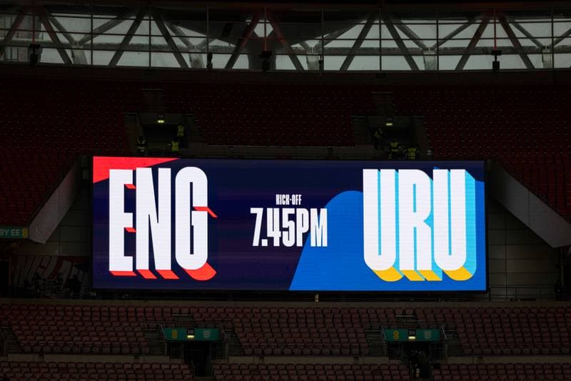 Football. International Friendly. England - Uruguay. 27.03.2026