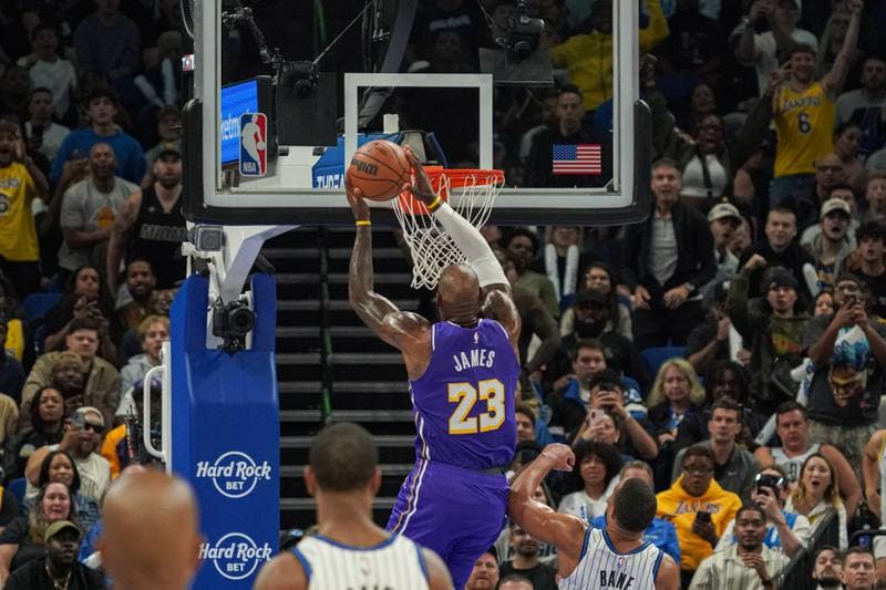 Basketball. NBA. Los Angeles Lakers - Orlando Magic. 21.03.2026