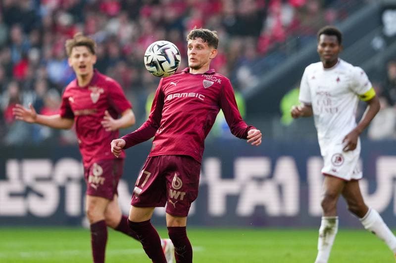 Football. Ligue 1. Stade Rennais - FC Metz. 22.03.2026
