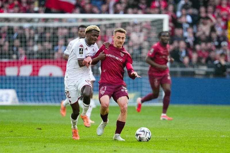 Football. Ligue 1. Stade Rennais - FC Metz. 22.03.2026