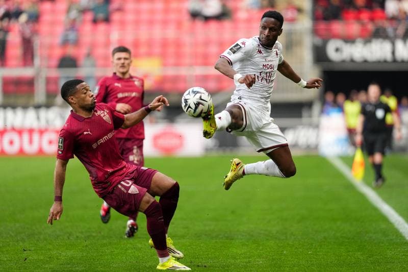 Football. Ligue 1. Stade Rennais - FC Metz. 22.03.2026