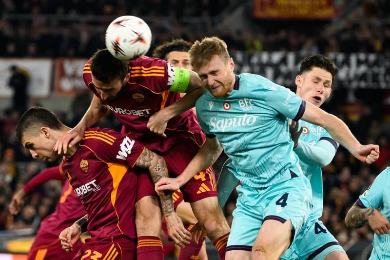 Football. UEFA Europa League. AS Roma - Bologna FC 1909. 19.03.2026